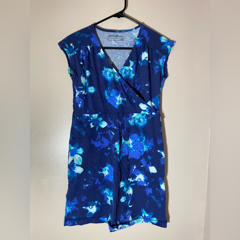 Women’s Eddie Bauer Floral Wrap Dress—XS